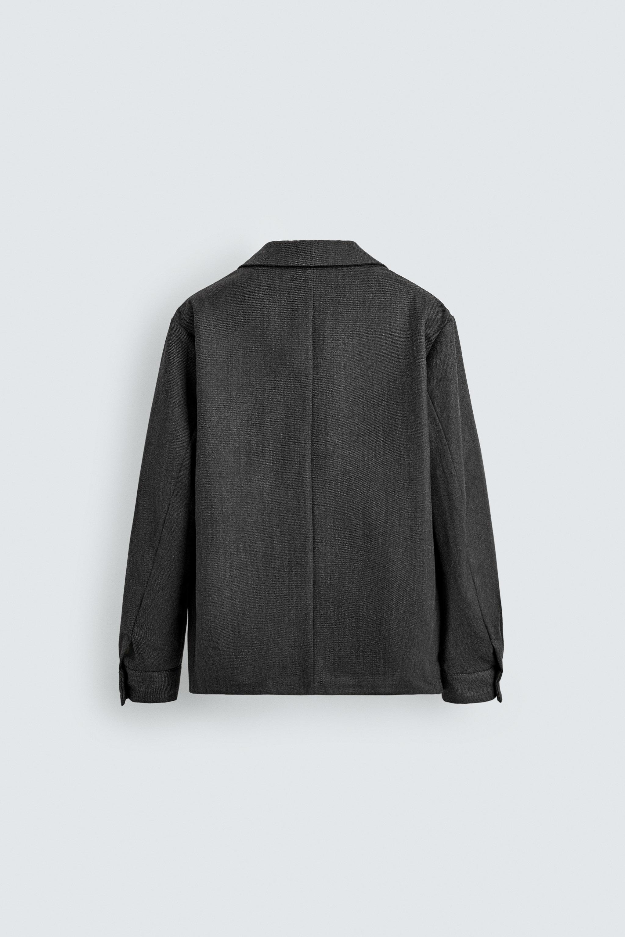 100% WOOL POCKET OVERSHIRT